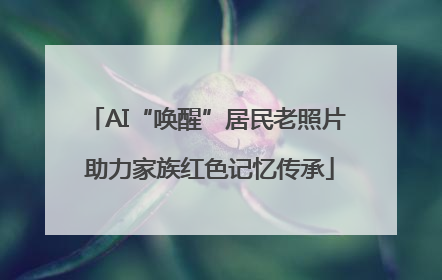 AI“唤醒”居民老照片 助力家族红色记忆传承