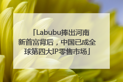 Labubu捧出河南新首富背后，中国已成全球第四大IP零售市场